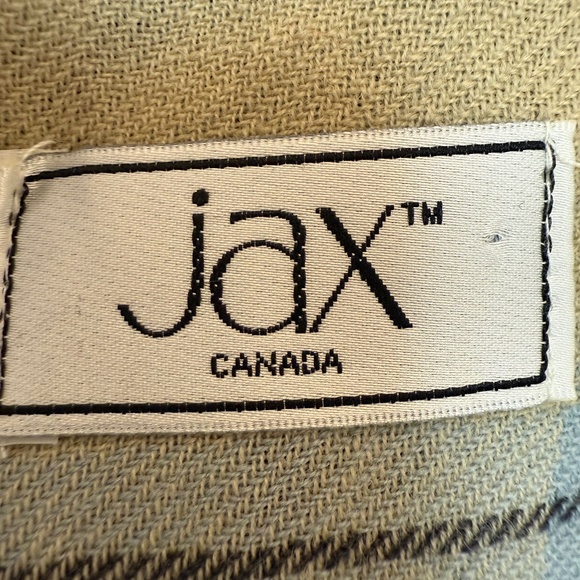 Beige, Brown & Blue Wool Scarf - 🇮🇹 Made in Italy 🇮🇹 - Picture 9 of 11